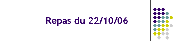 Repas du 22/10/06